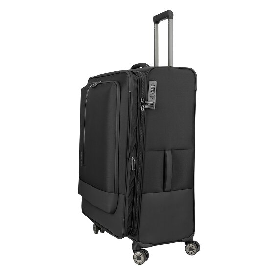 Travelite Crosslite 4 Rollen Trolley XL 81 cm mit Dehnfalte