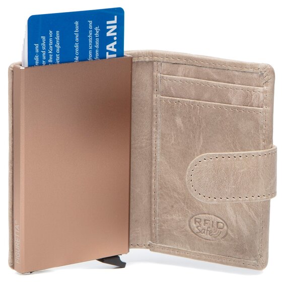 The Chesterfield Brand Prague Kreditkartenetui RFID Schutz Leder 7 cm