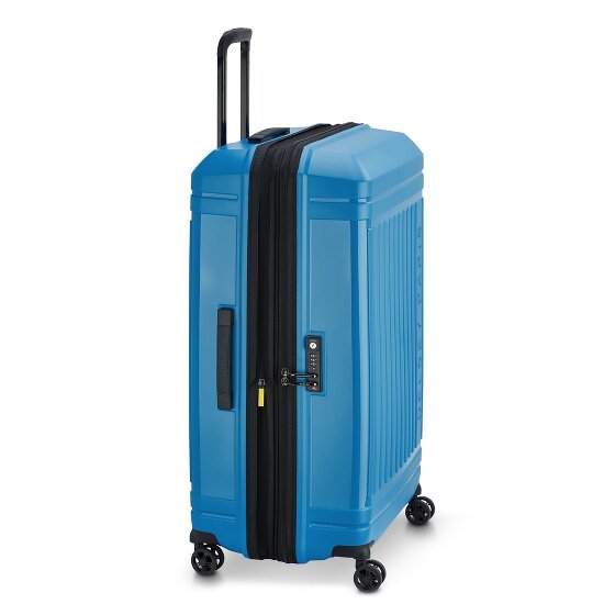 Delsey Paris Lutece Se 4 Rollen Trolley 79 cm mit Dehnfalte