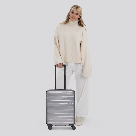 Bergpfeil Travel 4-Rollen Kabinentrolley S 55 cm mit Dehnfalte