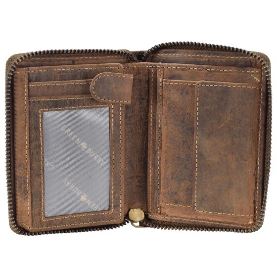 Greenburry Vintage Geldbörse Leder 3 cm