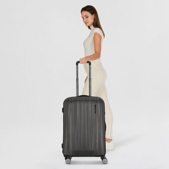 Polestream Moonrock 4 Rollen Trolley M 69 cm mit Dehnfalte