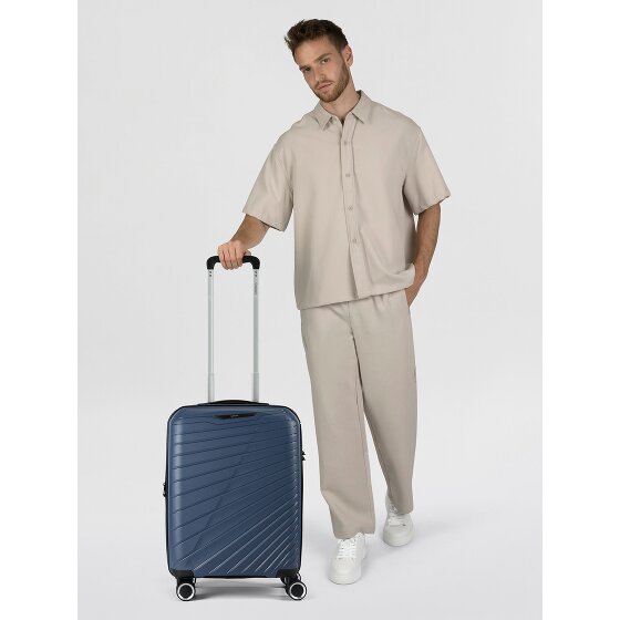 Benzi 5808 4 Rollen Kabinentrolley 55 cm mit Dehnfalte