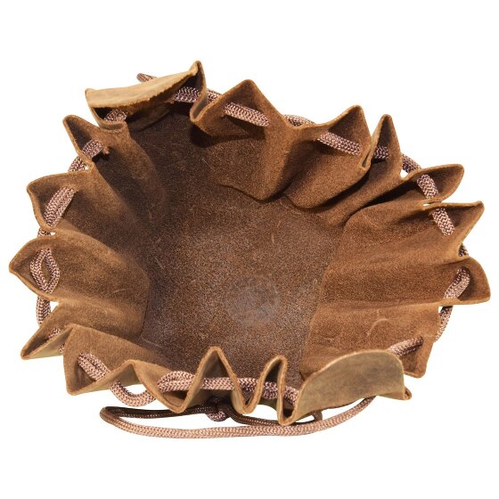 Greenburry Vintage Geldbörse Münzbeutel Leder 9,5 cm