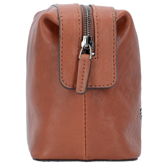 Piquadro Black Square Kulturbeutel Leder 23 cm