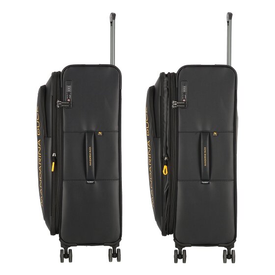 Mandarina Duck Eco Coated 4 Rollen Trolley L 78 cm mit Dehnfalte