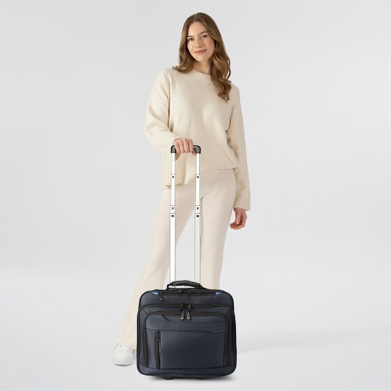 Dermata 2 Rollen Businesstrolley 38 cm Laptopfach