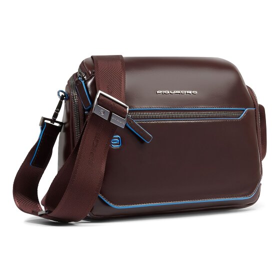 Piquadro Blue Square Umhängetasche Leder 27 cm