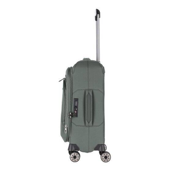 Travelite Priima 4 Rollen Kabinentrolley 55 cm mit Dehnfalte