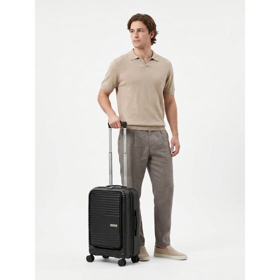Redolz Essentials 17 2.0 4 Rollen Kabinentrolley 55 cm Laptopfach mit Dehnfalte