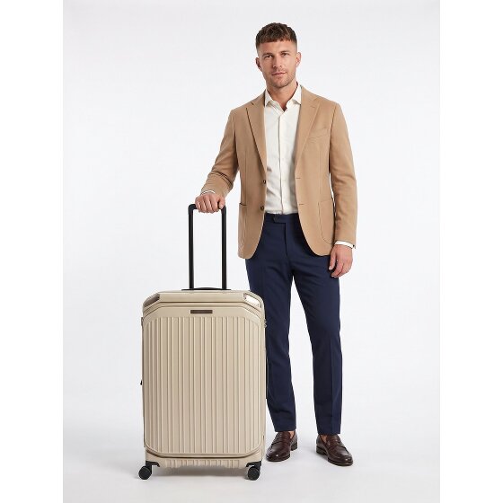 Piquadro PQ-Light 4 Rollen Trolley 78 cm mit Dehnfalte