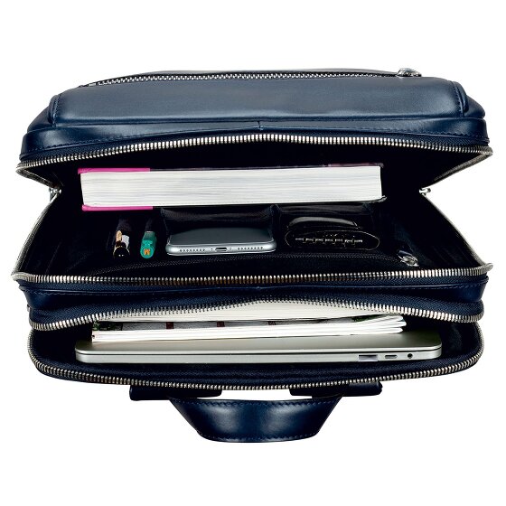 Leonhard Heyden Montreal Business-Rucksack Leder 44 cm Laptopfach