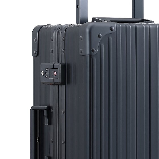 Aleon Traveler Domestic 4-Rollen Kabinentrolley Aluminium 55 cm