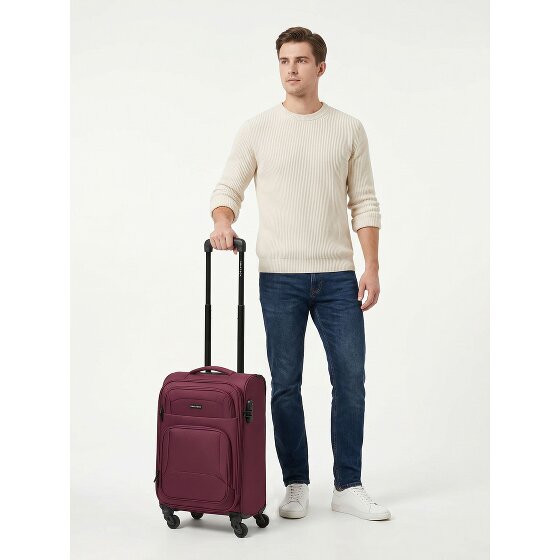 Smartbox Edition 04 4 Rollen Kabinentrolley 55 cm mit Dehnfalte