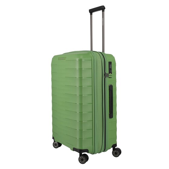 Travelite Mooby 4 Rollen Trolley M 66 cm mit Dehnfalte