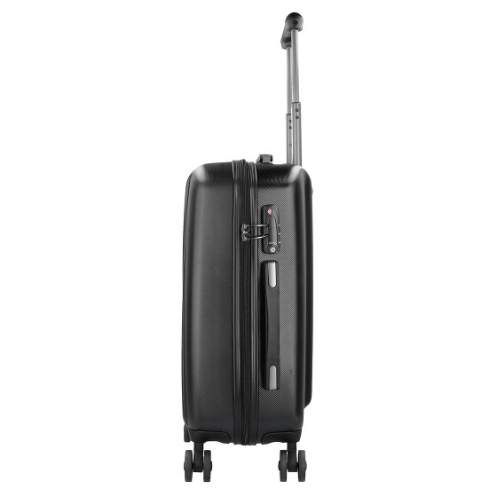Bugatti Lima 2.0 4-Rollen Kabinentrolley 55 cm mit Doppelrollen