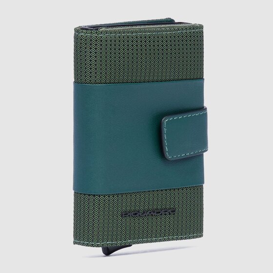 Piquadro PQ-Earth Kreditkartenetui RFID Schutz Leder 6.5 cm