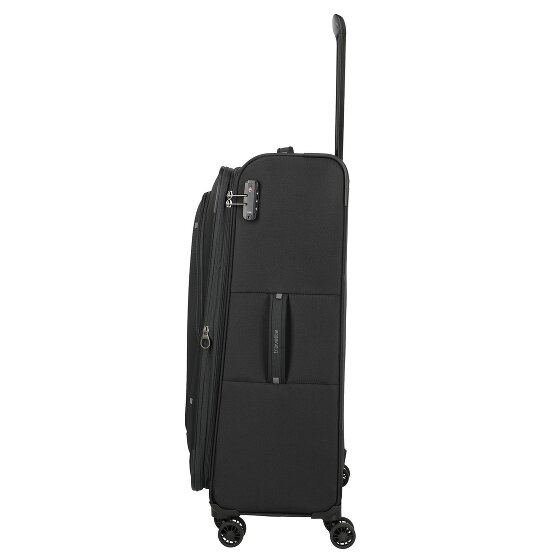 Travelite Umbria 4 Rollen Trolley L 77 cm mit Dehnfalte