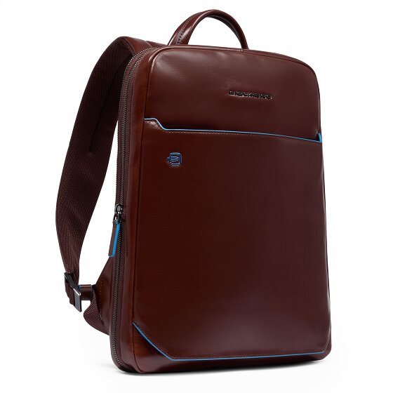 Piquadro Blue Square Daypack RFID Schutz Leder 37 cm Laptopfach