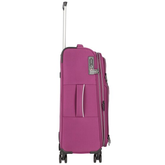 d&n Travel Line 9204 4 Rollen Trolley M 66 cm mit Dehnfalte