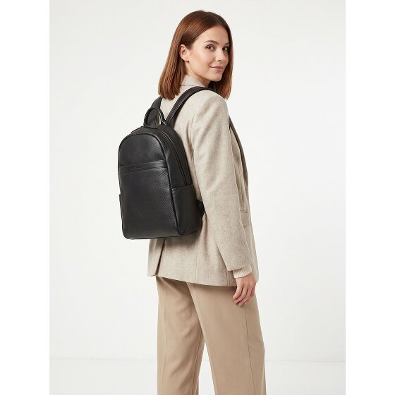 Castelijn & Beerens Lou Daypack RFID Schutz Leder 43 cm Laptopfach
