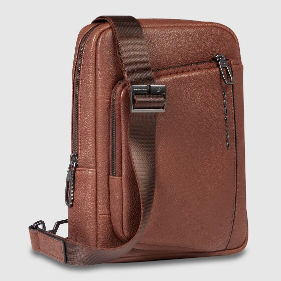 Piquadro Cronus Umhängetasche Leder 18 cm