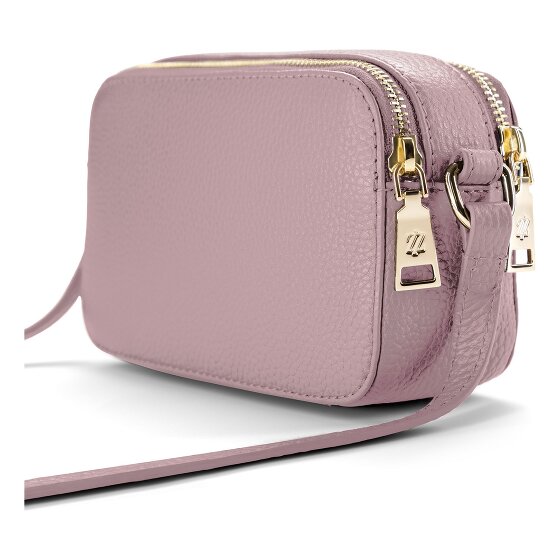 Lazarotti Bologna Leather Umhängetasche Leder Double-Zip 18 cm