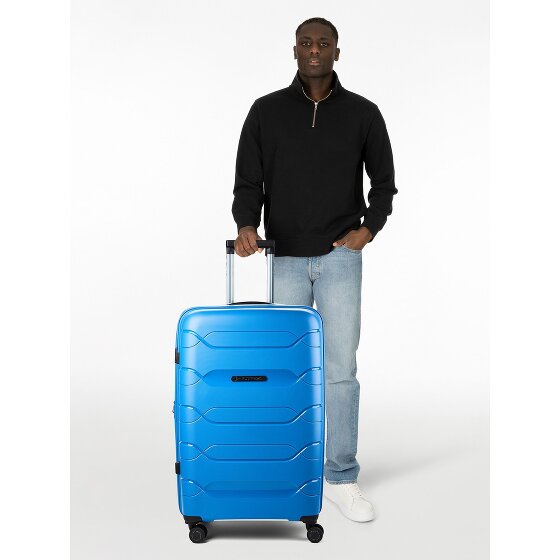 Polestream Strz by Asteroid 4 Rollen Trolley L 74 cm mit Dehnfalte