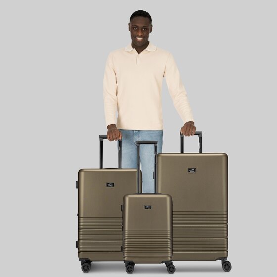 camel active Hanoi 4 Rollen Kofferset 3-teilig mit Dehnfalte