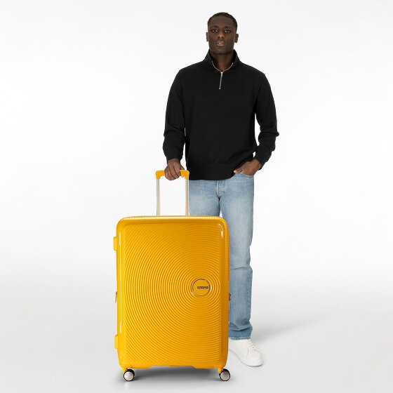 American Tourister Soundbox 4 Rollen Trolley 80 cm mit Dehnfalte