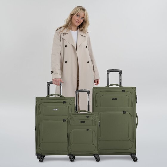 Smartbox Edition 04 4 Rollen Kofferset 3-teilig mit Dehnfalte