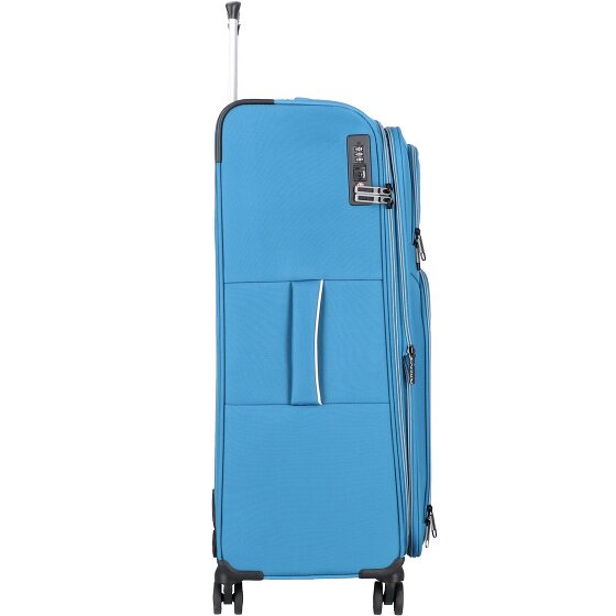 d&n Travel Line 9204 4 Rollen Trolley L 76 cm mit Dehnfalte