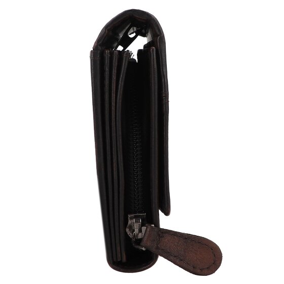 Greenburry Destressed Geldbörse RFID Schutz Leder 13 cm