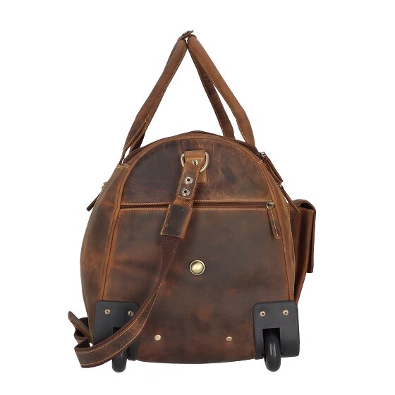 Greenburry Vintage 2 Rollen Reisetasche Leder 32 cm