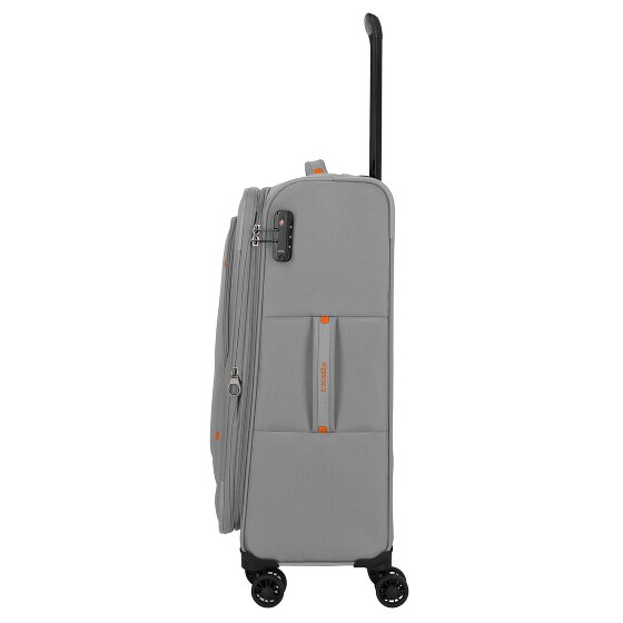 Travelite Umbria 4 Rollen Trolley M 67 cm mit Dehnfalte