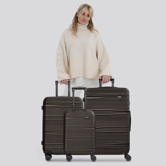 Redolz Essentials 16 3-SET 4 Rollen Kofferset 3-teilig