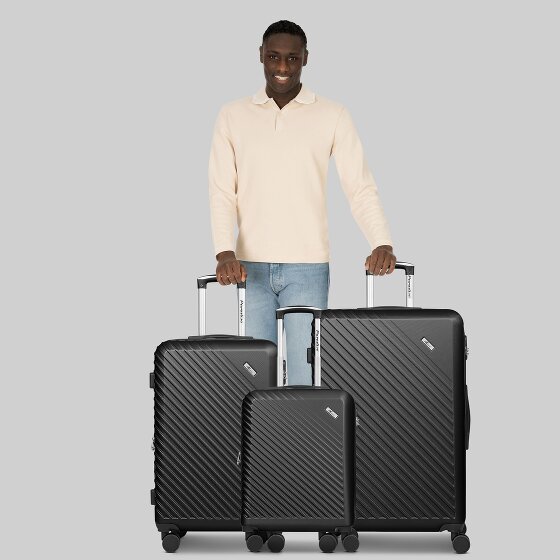 Check.In Paradise 2.0 4 Rollen Kofferset 3-teilig mit Dehnfalte