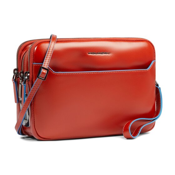 Piquadro Blue Square Umhängetasche Leder 23 cm