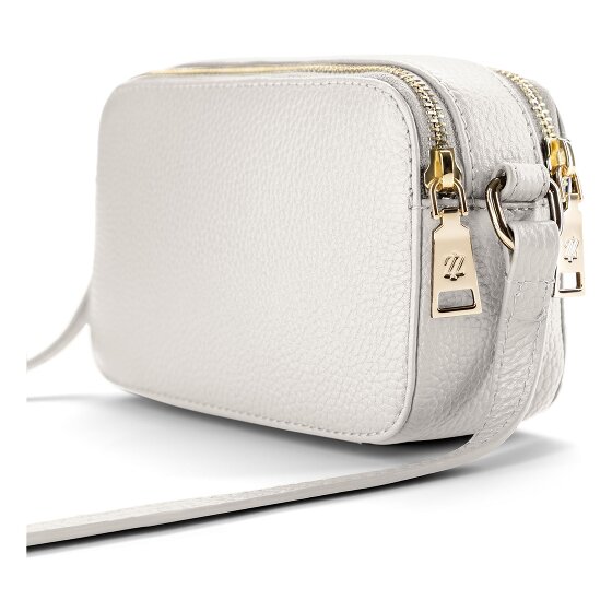 Lazarotti Bologna Leather Umhängetasche Leder Double-Zip 18 cm