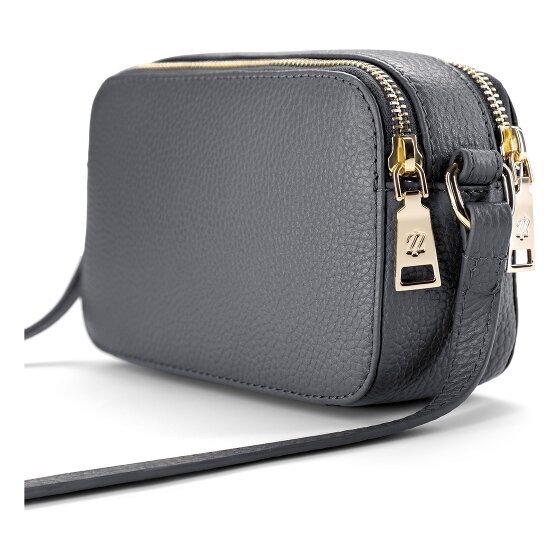 Lazarotti Bologna Leather Umhängetasche Leder Double-Zip 18 cm