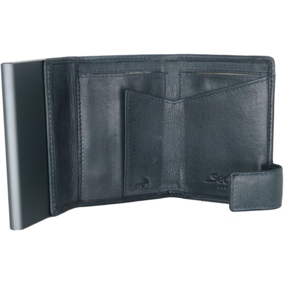 SecWal SecWal 1 Kreditkartenetui Geldbörse RFID Leder 9 cm