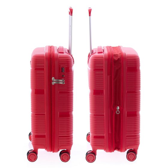 Gladiator 0800 4 Rollen Trolley 55 cm mit Dehnfalte
