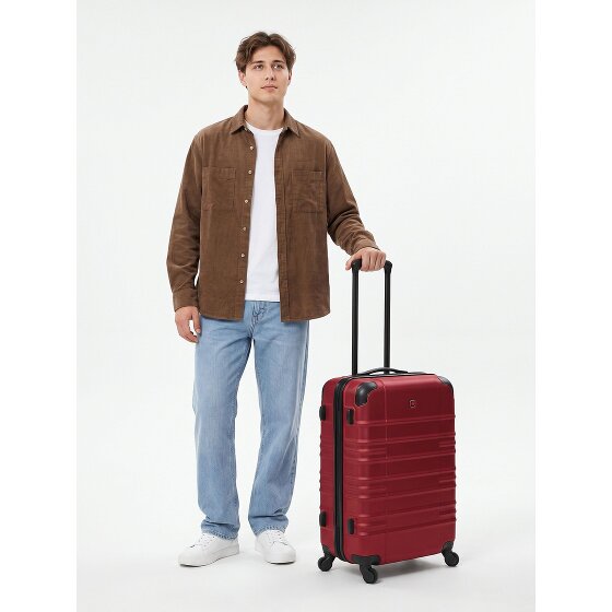 Wenger Amplar Evo 4 Rollen Trolley M 65 cm mit Dehnfalte