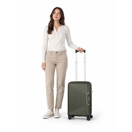 Redolz Essentials 01 4 Rollen Kabinentrolley 53 cm mit Dehnfalte