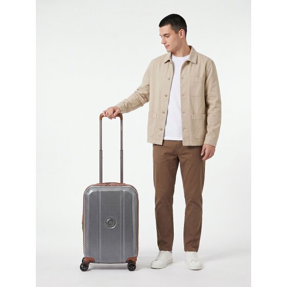 Delsey Paris Helium Ultimate 4 Rollen Kabinentrolley 55 cm mit Dehnfalte
