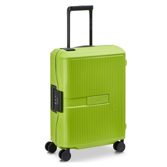 Delsey Paris x United Colors of Benetton Color Block Hardside 4-Rollen Kabinentrolley 55 cm