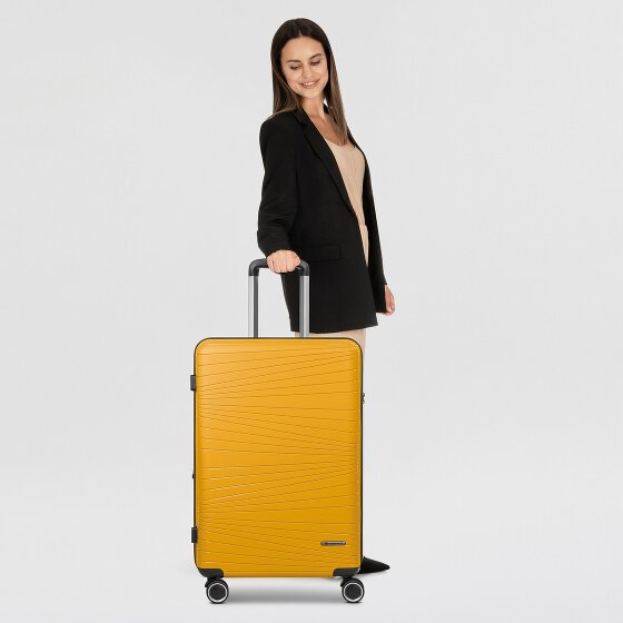 Franky Dallas 3.0 4 Rollen Trolley M 65 cm mit Dehnfalte