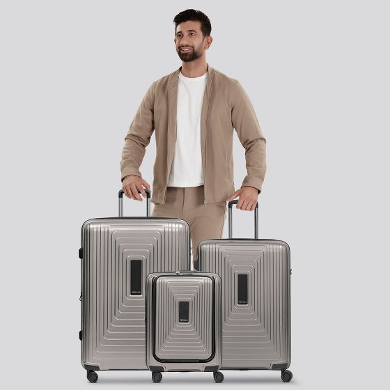 Redolz Essentials 14 4 Rollen Kofferset 3-teilig mit Dehnfalte