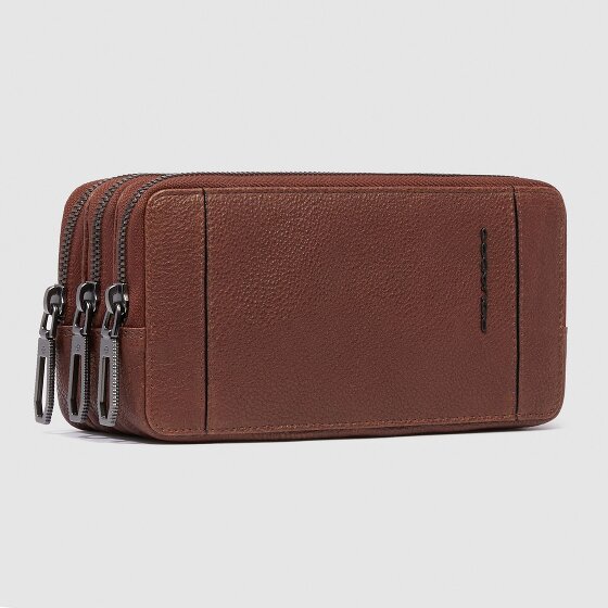 Piquadro Cronus Kulturbeutel Leder 19.5 cm