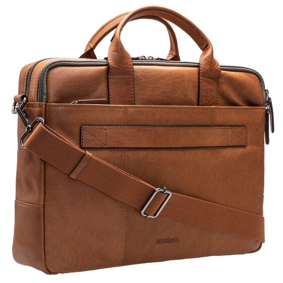 Strellson Hyde Park Charles Aktentasche Leder 39 cm Laptopfach